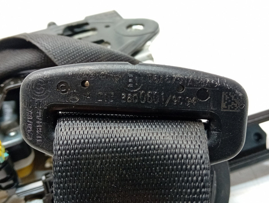 MERCEDES E CLASS W213 2018/2021 PASSENGER FRONT SEAT BELT A2138600601 FMS91 NSF