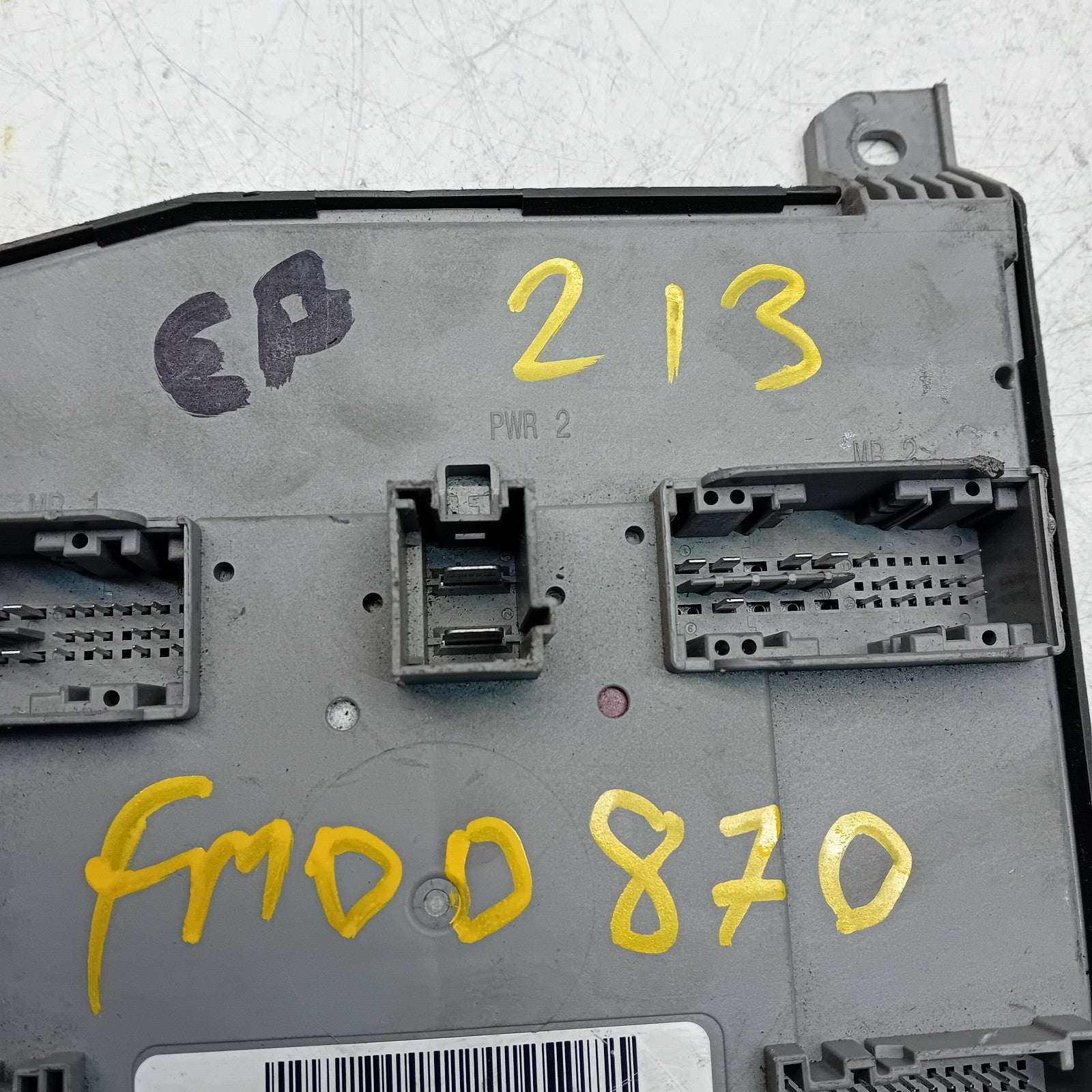 MERCEDES E-CLASS SAM CONTROL MODULE W213 A2139005315 FM00870