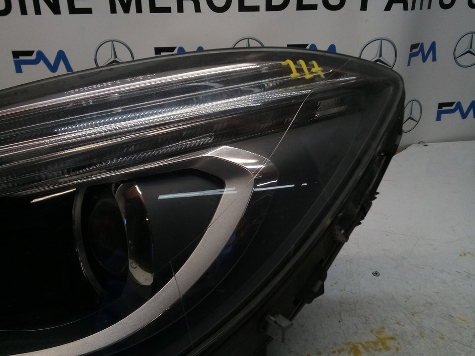 MERCEDES CLA W117 HEADLIGHT PASSENGER NS LEFT A1179065300 2015 FMH172