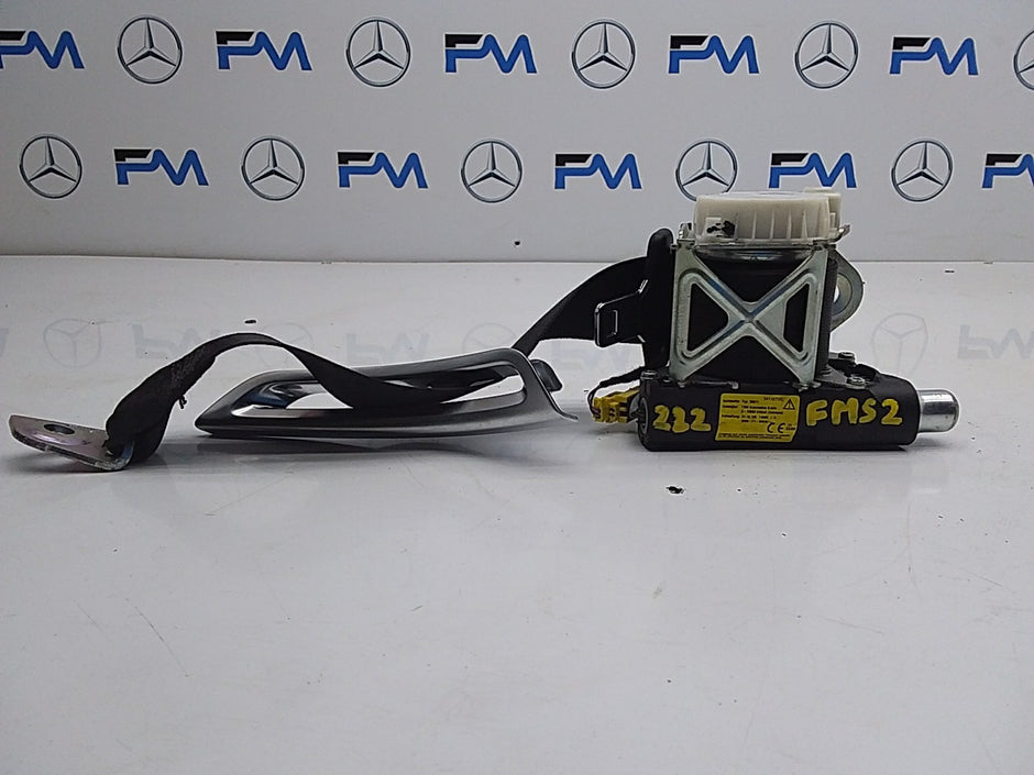 MERCEDES BENZ S -CLASS W222 PASSENGER SIDE REAR  LEFT SEAT BELT A2228600785 FMS2