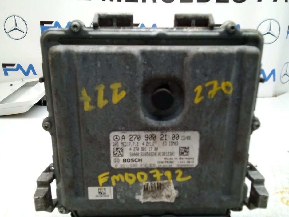 MERCEDES  CLA 2015-17 ENGINE  ECU CONTROL MODULE A2709002100 FM00792