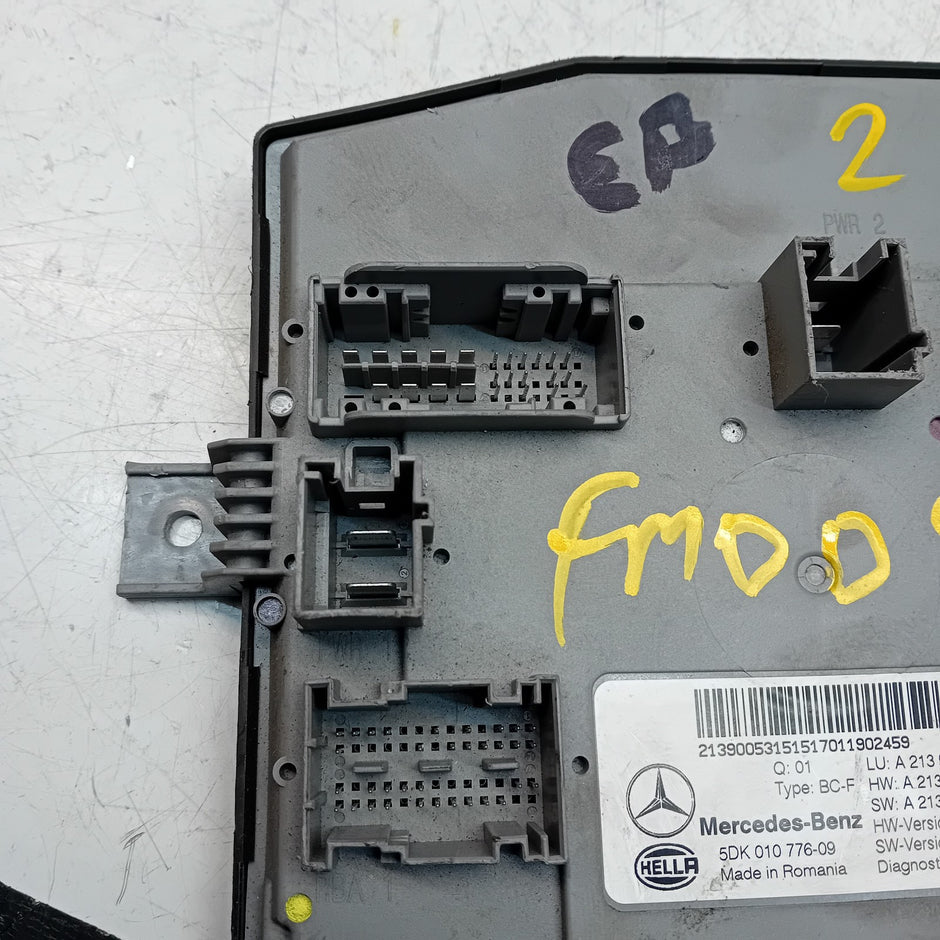 MERCEDES E-CLASS SAM CONTROL MODULE W213 A2139005315 FM00870