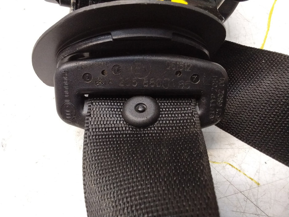 MERCEDES C-CLASS W205 SEAT BELT LEFT PASSENGER SIDE A2058600185 FMS295 NSF