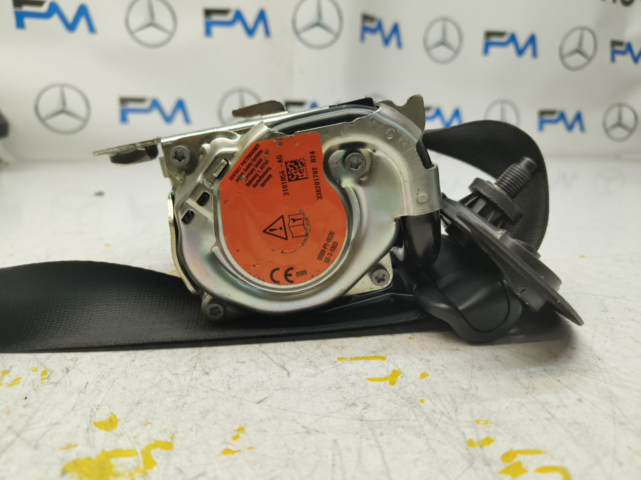 MERCEDES A CLASS FRONT LEFT SEAT BELT WITH PRETENSIONER A1778600800 FMS35 NSF