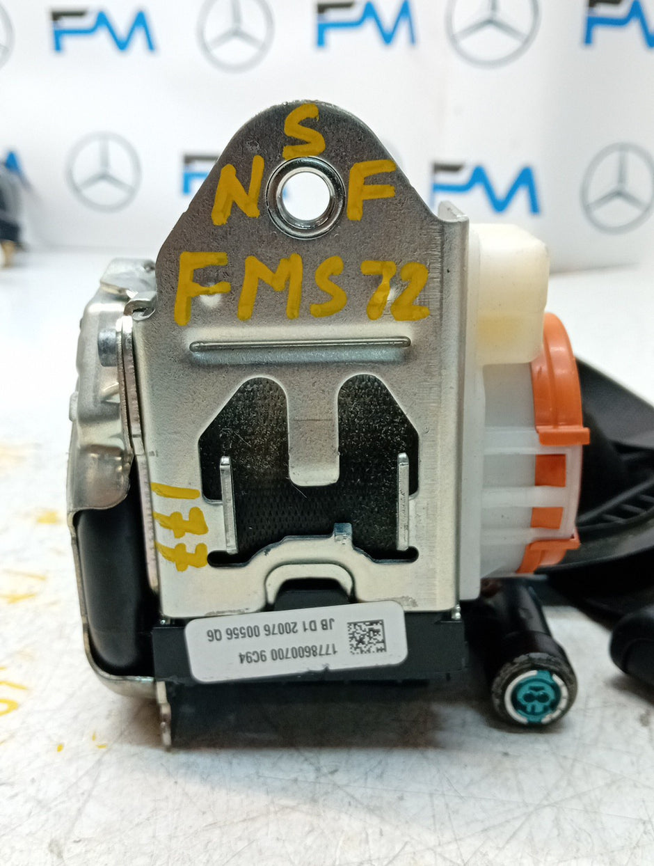 MERCEDES A CLASS  FRONT LEFT SEAT BELT WITH PRETENSIONER A1778600700 FMS72 NSF