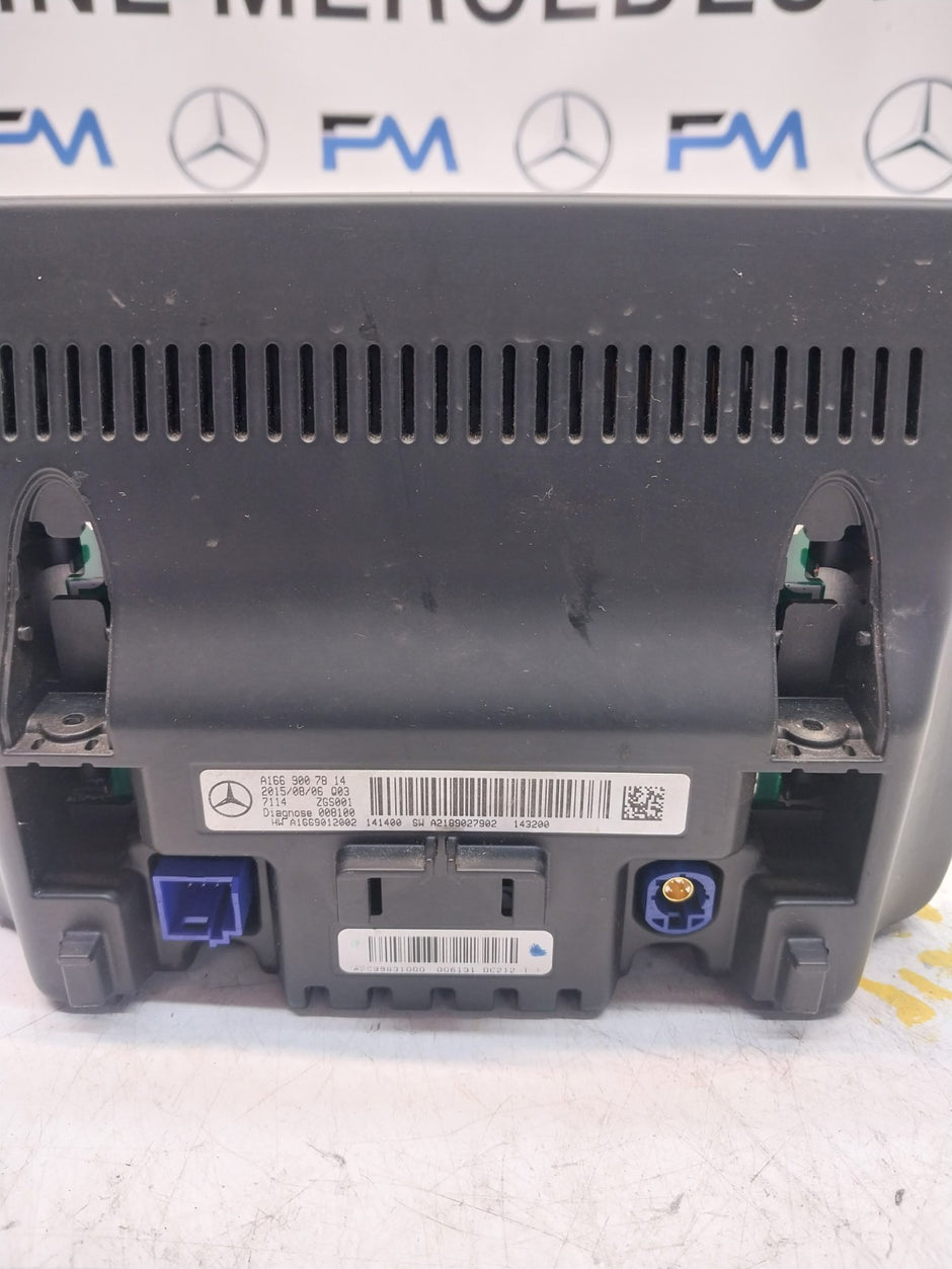 MERCEDES M-CLASS W166 DISPLAY SCREEN A1669007814 FM00711