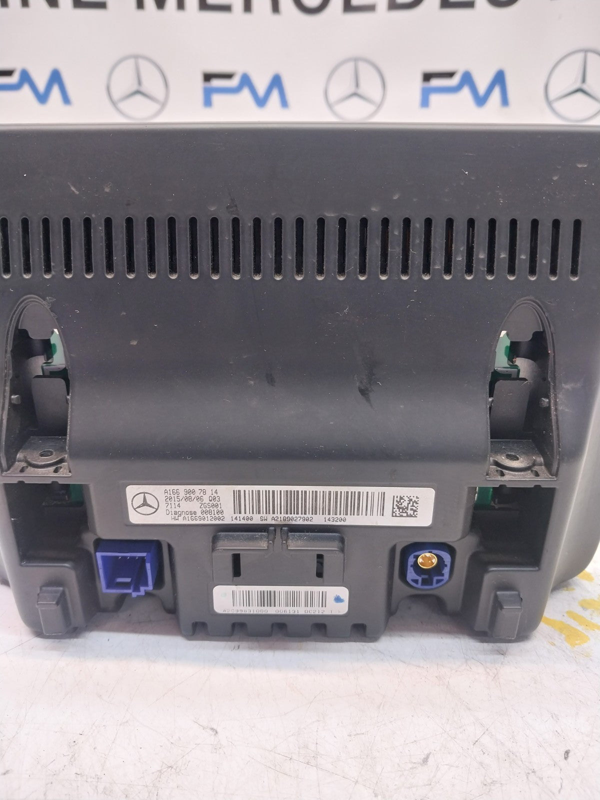 MERCEDES M-CLASS W166 DISPLAY SCREEN A1669007814 FM00711