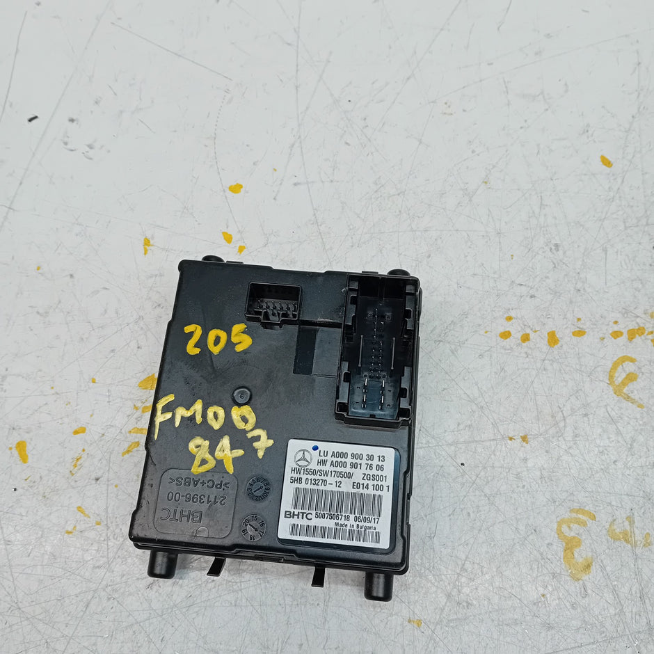 MERCEDES C CLASS 2017 W205 AIR CONDITIONING CONTROL MODULE A0009003013 FM00847