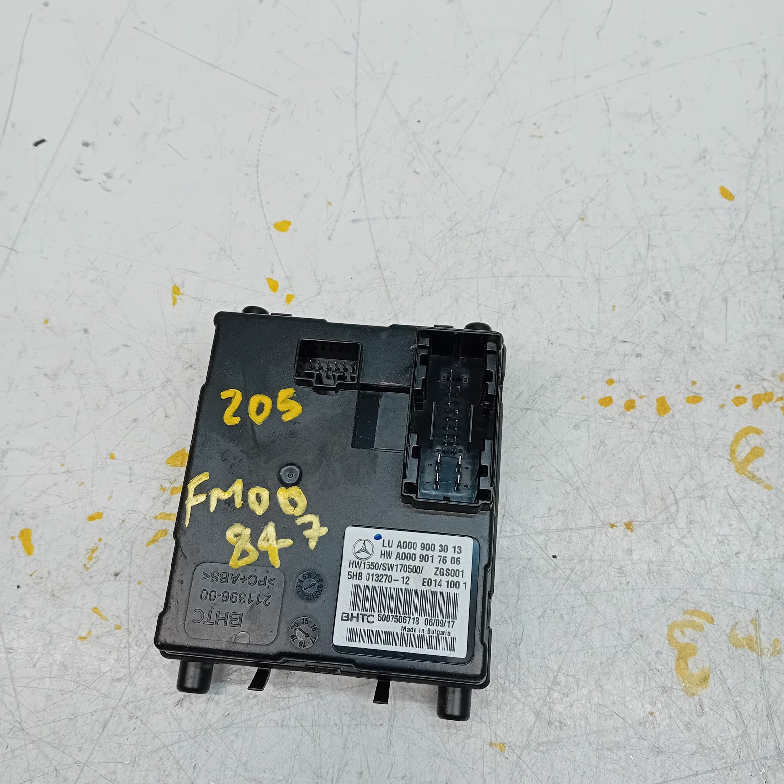 MERCEDES C CLASS 2017 W205 AIR CONDITIONING CONTROL MODULE A0009003013 FM00847