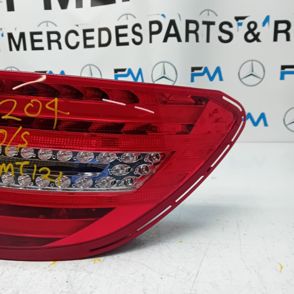 MERCEDES C-CLASS W204 DRIVER SIDE OS REAR TAIL LIGHT A2048205864 2012 FMT121