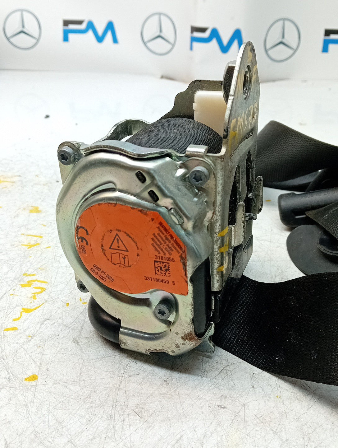 MERCEDES A CLASS  FRONT LEFT SEAT BELT WITH PRETENSIONER A1778600700 FMS73 NSF