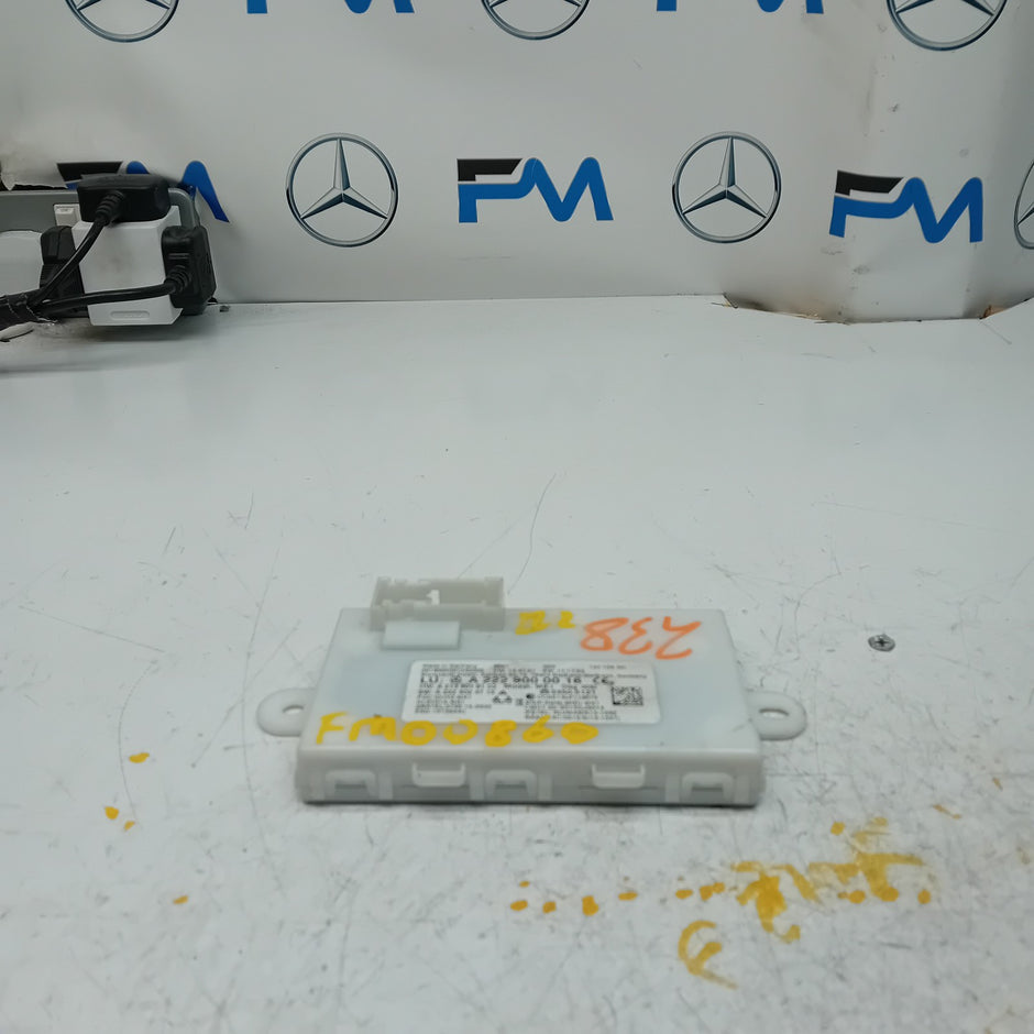 MERCEDES BENZ S-CLASS KEYLESS GO CONTROL UNIT W222 A2229000016 FM00860