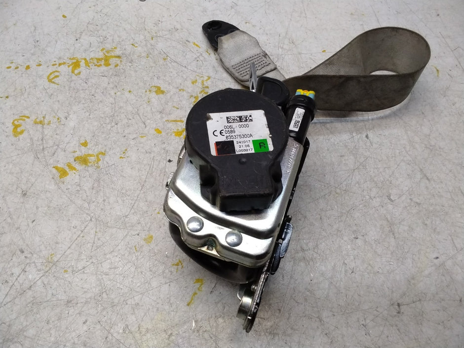 MERCEDES C-CLASS W205 SEAT BELT REAR RIGHT DRIVER SIDE A2058601601 FMS352 OSR