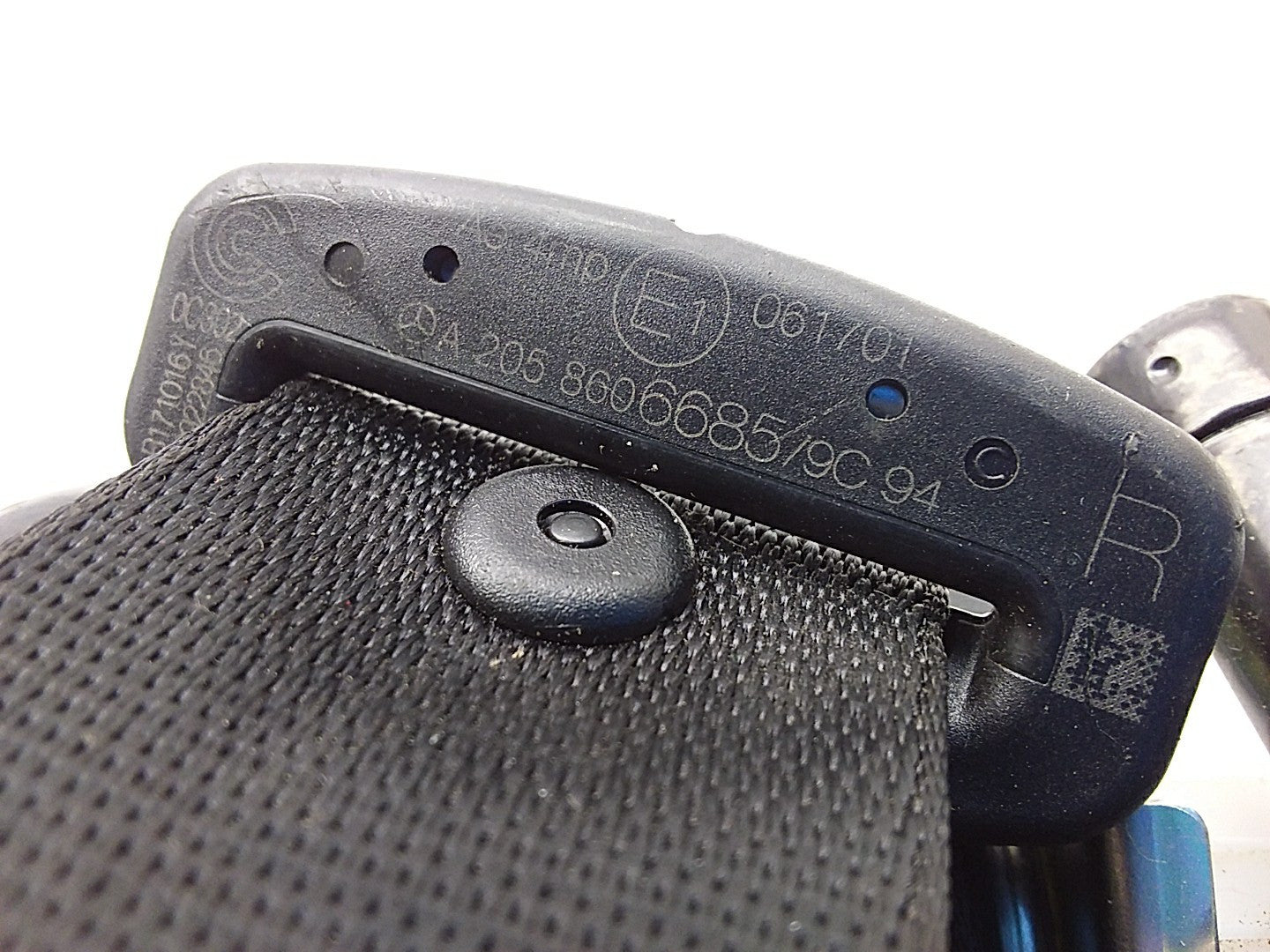 MERCEDES C-CLASS W205 SEAT BELT REAR RIGHT DRIVER SIDE A2058606685 FMS282 OSR