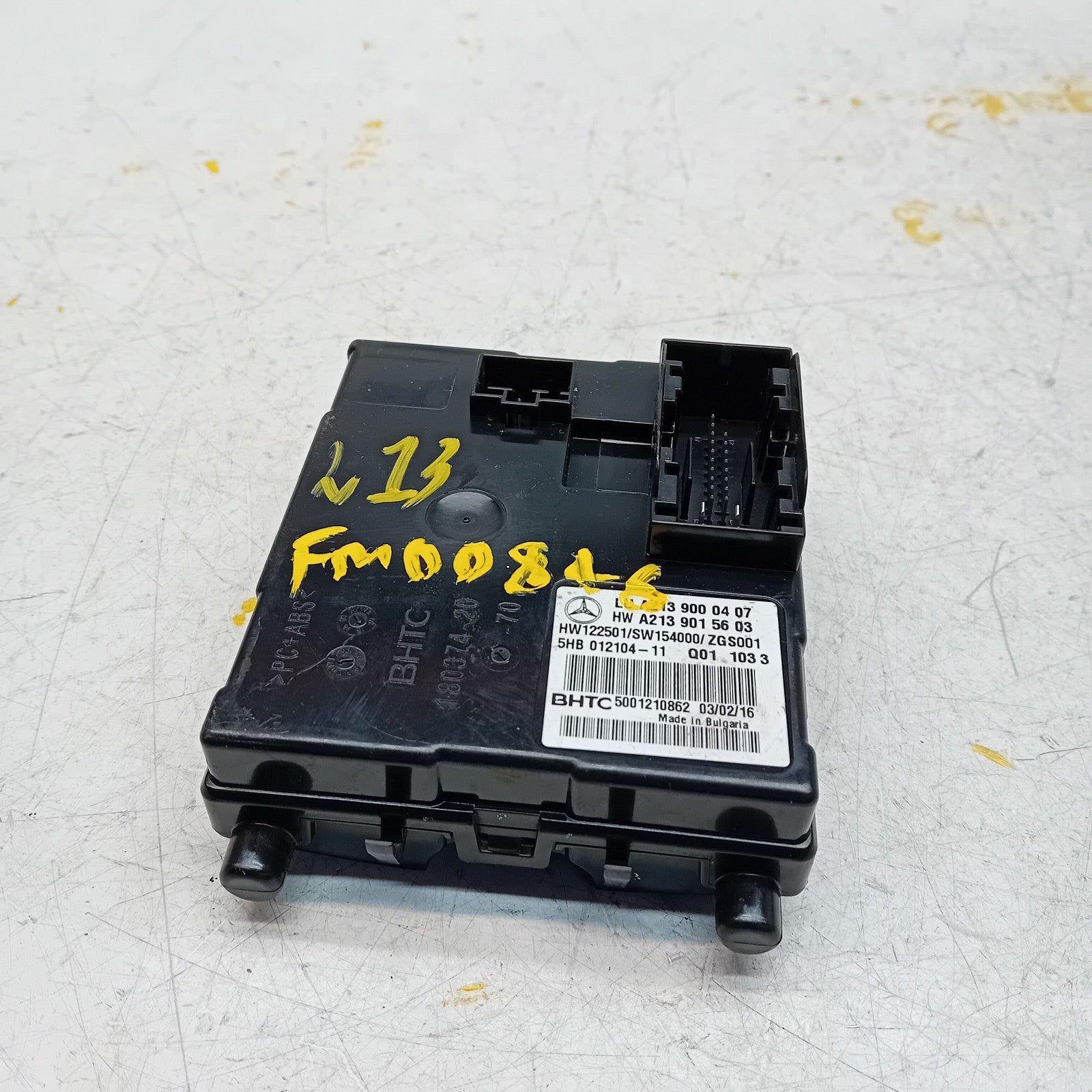 MERCEDES E CLASS 2016 W213 AIR CONDITIONING CONTROL MODULE A2139000407 FM00846