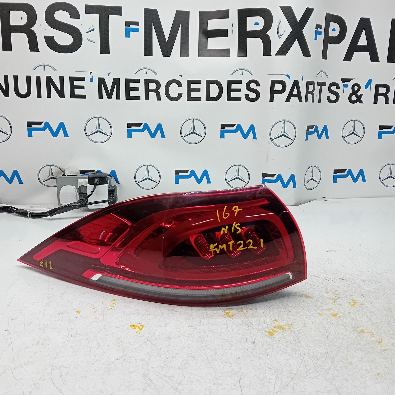 MERCEDES GLE W167 PASSENGER SIDE NS REAR TAIL LIGHT A1679060907 FMT221