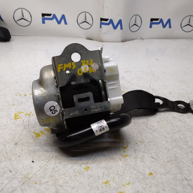 MERCEDES C-CLASS W205 SEAT BELT REAR RIGHT DRIVER SIDE A2058600685 FMS312 OSR