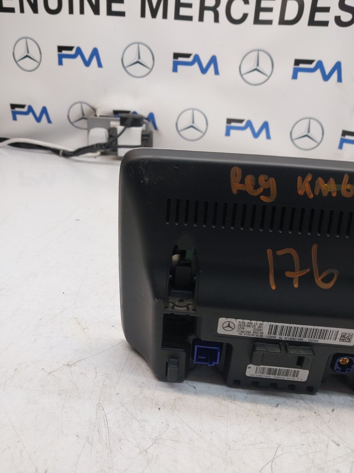 MERCEDES M-CLASS W166 DISPLAY SCREEN A1669001420 2016 FM00712