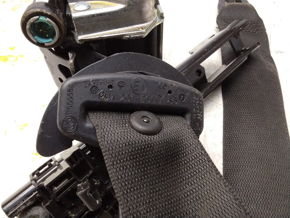 MERCEDES C-CLASS W205 SEAT BELT FRONT PASSENGER LEFT SIDE A2058600185 FMS330 NSF