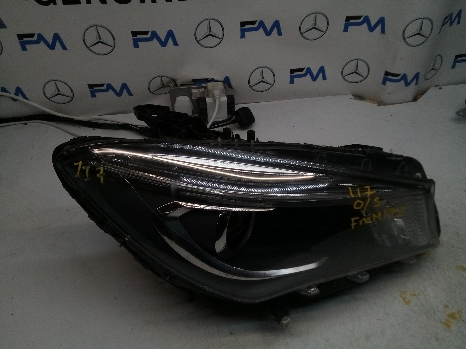 MERCEDES CLA W117 HEADLIGHT DRIVER OS RIGHT A1179065200 2015 FMH173