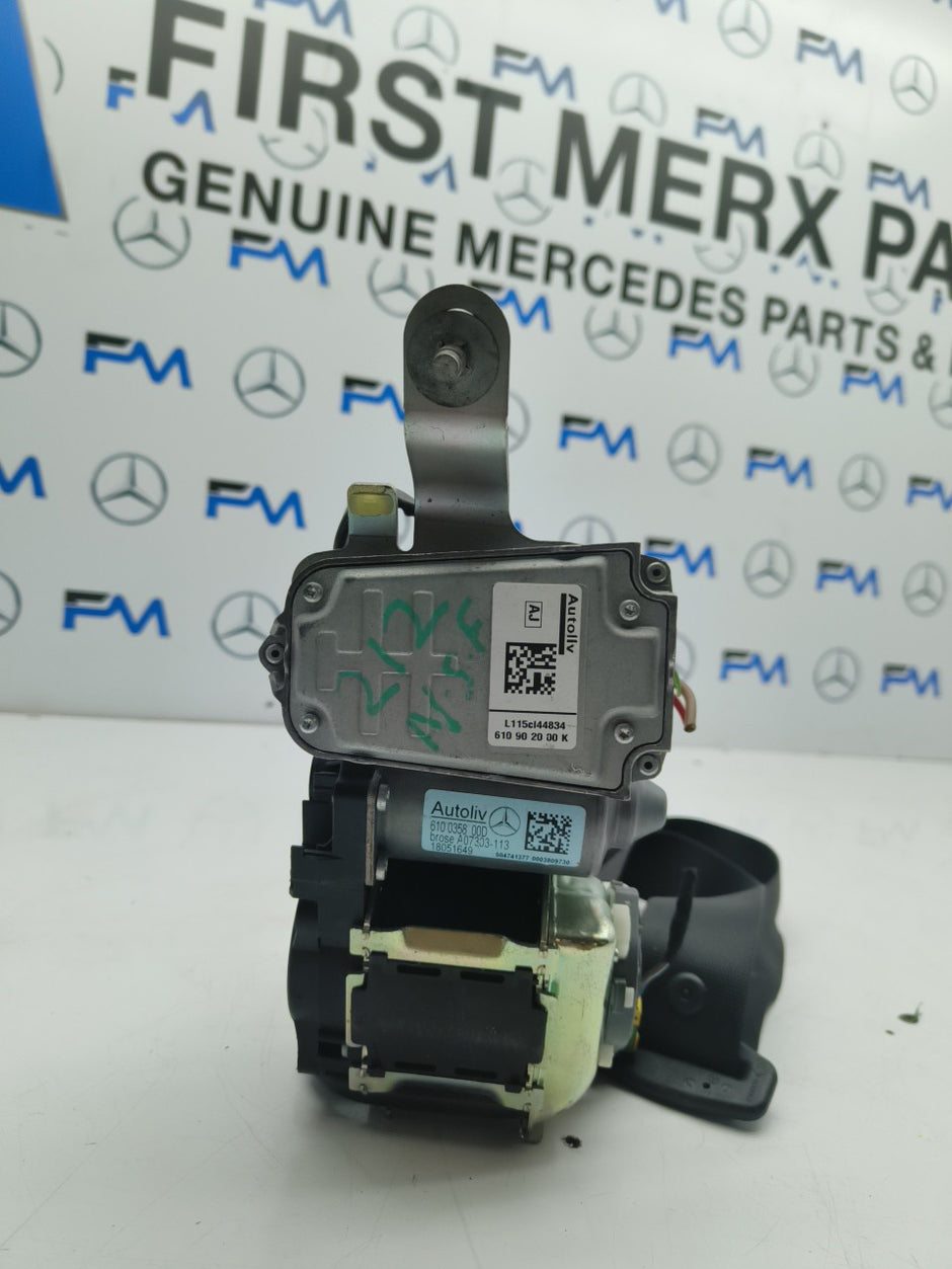 MERCEDES E CLASS W212  SEAT BELT FRONT LEFT PASSENGER SIDE A2128607585 FMS22 NSF