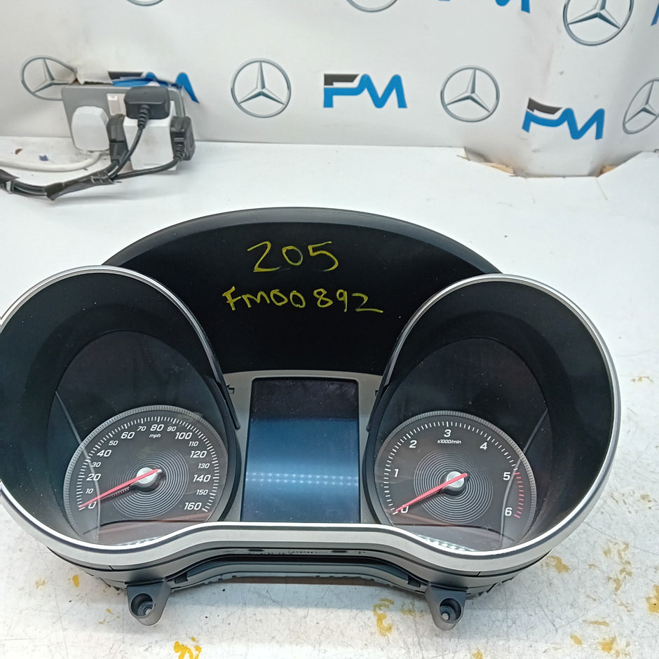 MERCEDES C-CLASS SPEEDOMETER INSTRUMENT CLUSTER W205 A2059000416 2014 FM00892
