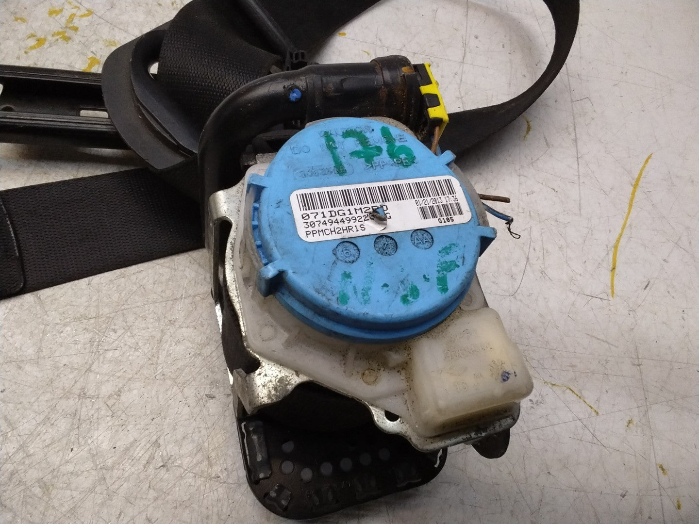 MERCEDES A CLASS W176 SEAT BELT FRONT LEFT SIDE A1768600185 FMS176 NSF