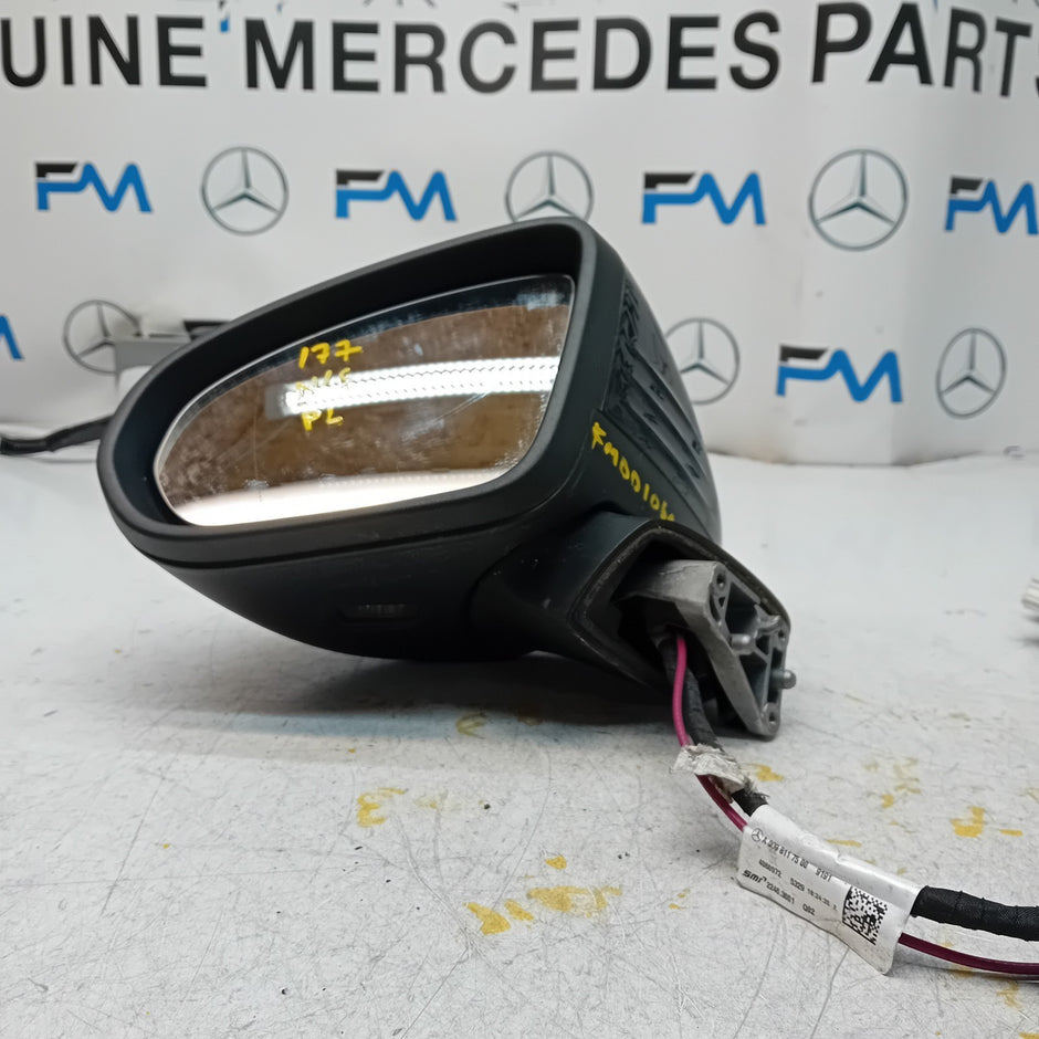 MERCEDES A Class W177 Passenger Side Wing Mirror A1778109902 Black PL FM0010064