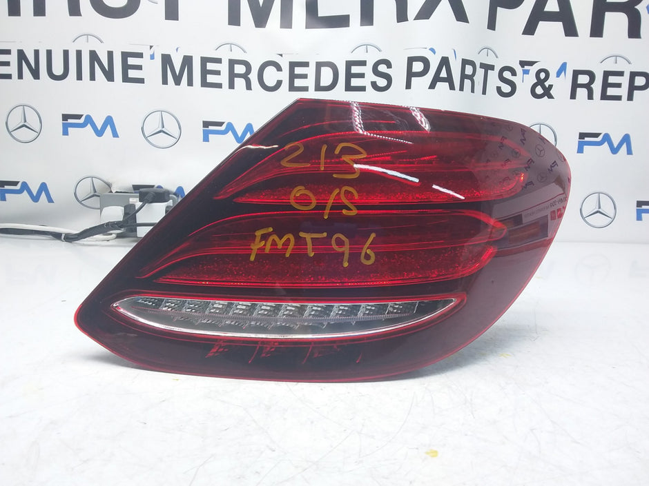 MERCEDES E-CLASS W213 DRIVER SIDE OS REAR TAIL LIGHT FMT96