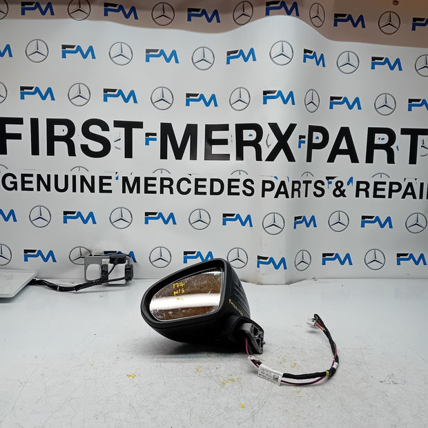 MERCEDES A Class W177 Passenger Side Wing Mirror A1778109902 Black PL FM0010064