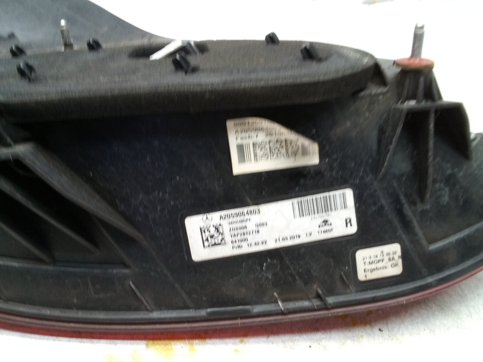 MERCEDES C-CLASS W205 DRIVER SIDE RIGHT OS REAR TAIL LIGHT A2059064603 FMT214