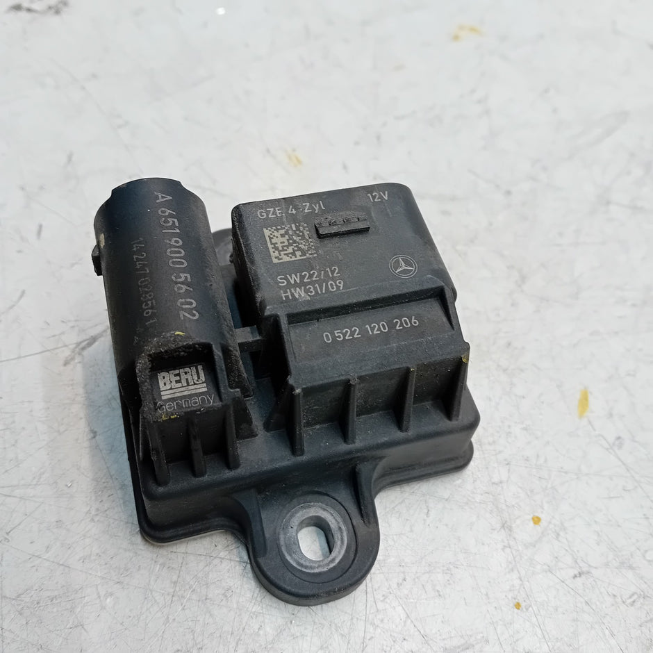 MERCEDES C CLASS W204 Glow Time Plug Relay A6519005602 FM00855