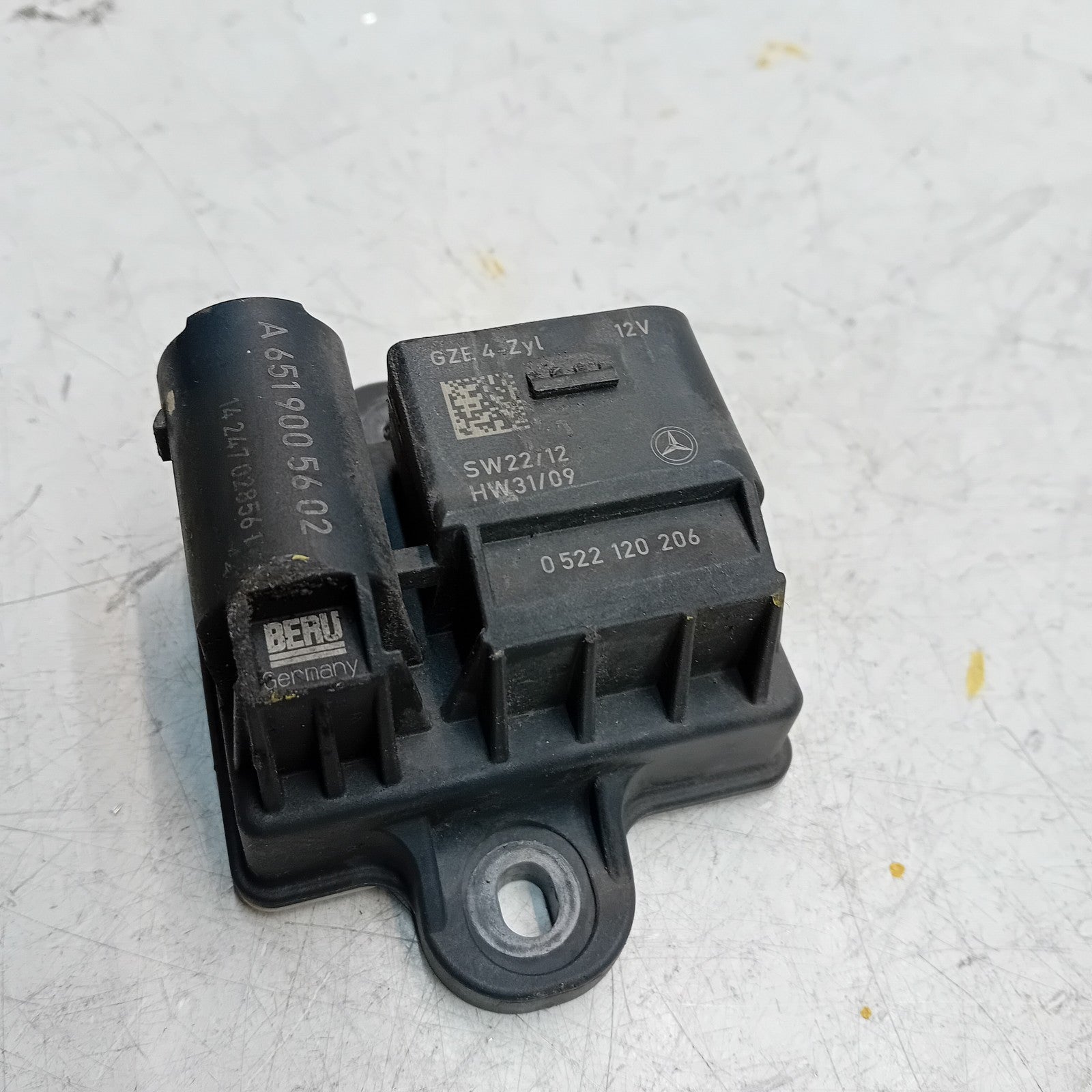 MERCEDES C CLASS W204 Glow Time Plug Relay A6519005602 FM00855