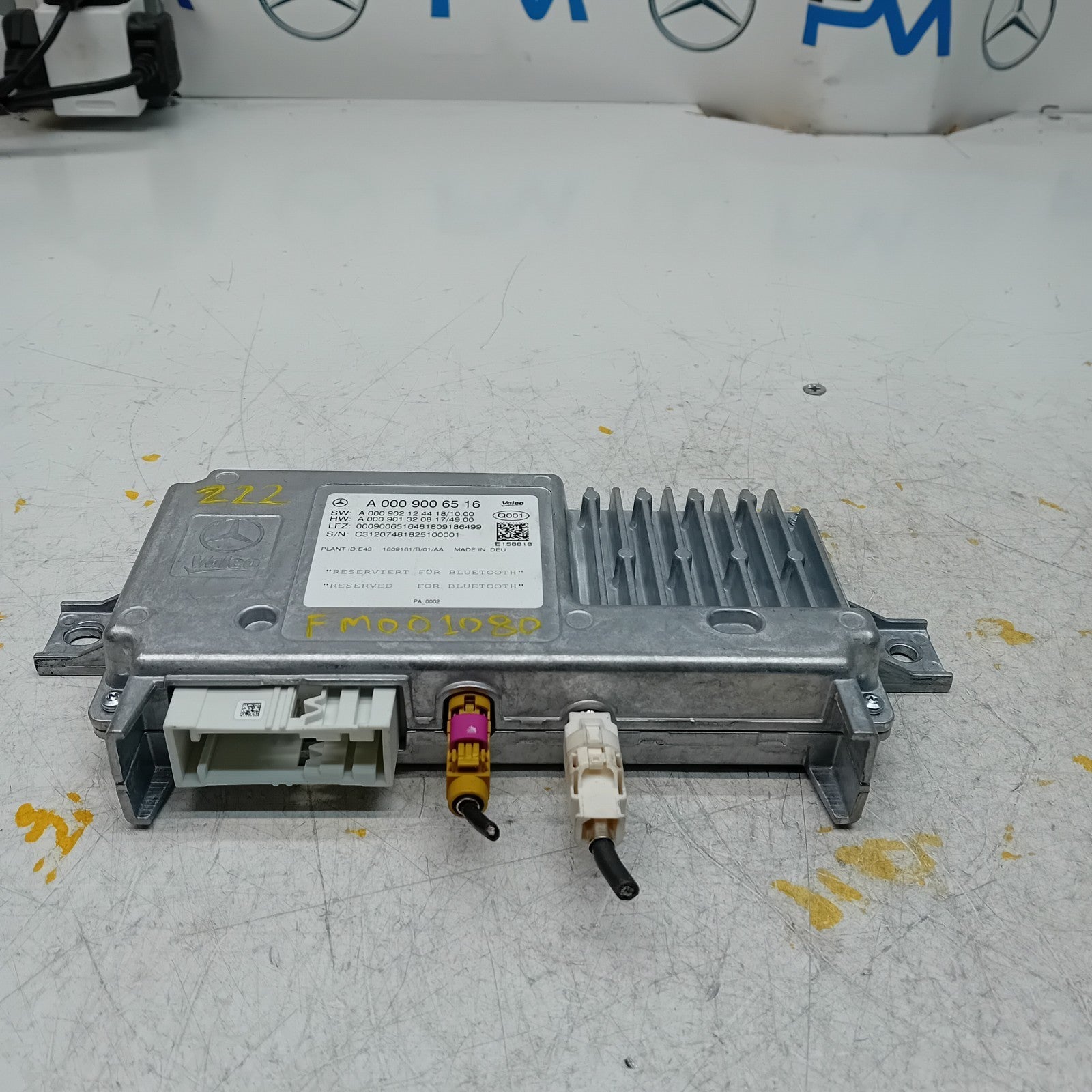 MERCEDES C S-CLASS W222 W205 BLUETOOTH PARKING CONTROL A0009006516 FM001080