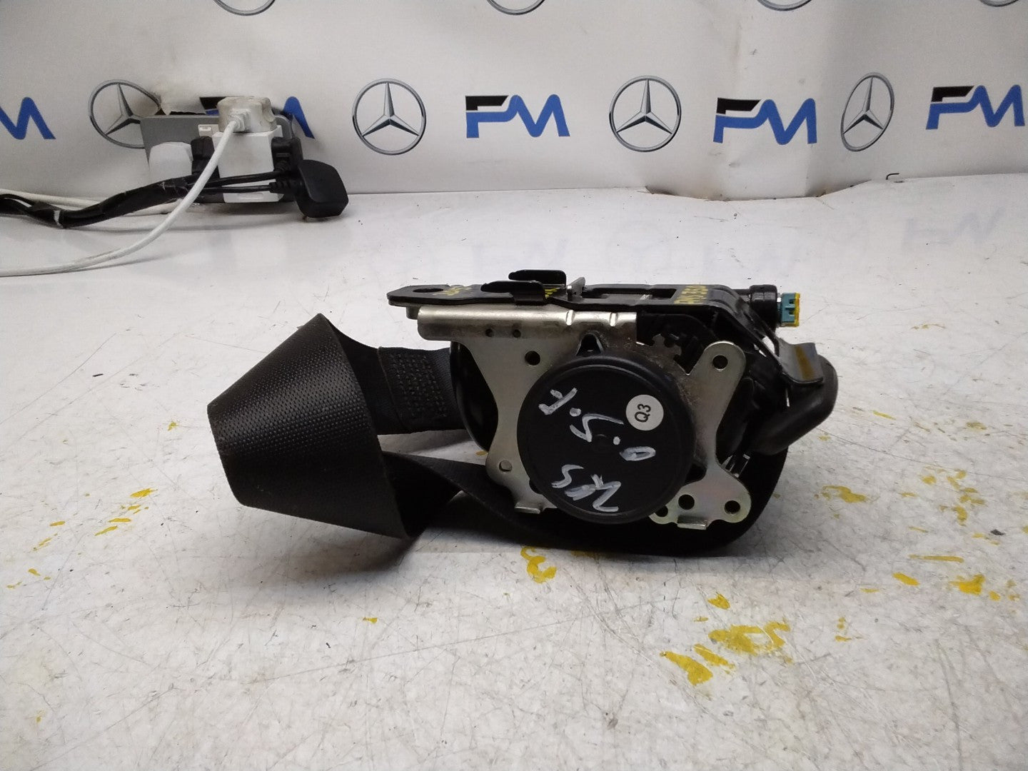 MERCEDES C-CLASS W205 SEAT BELT REAR RIGHT DRIVER SIDE A2058604085 FMS351 OSR
