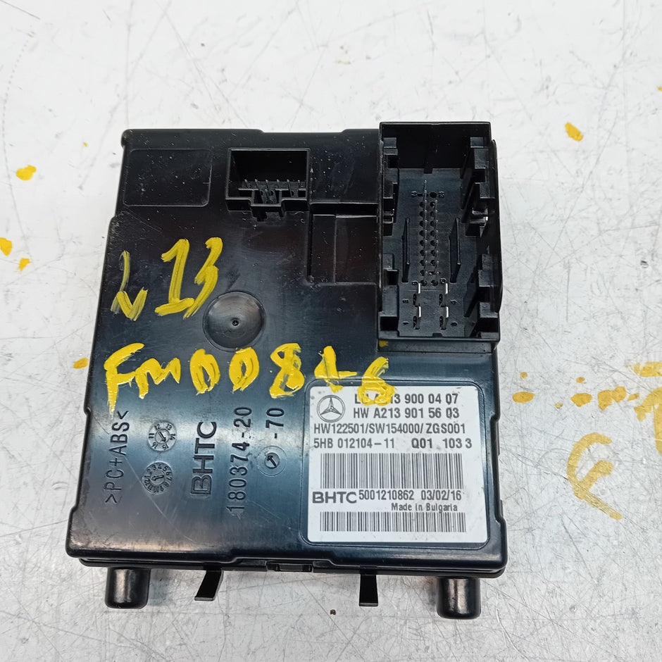 MERCEDES E CLASS 2016 W213 AIR CONDITIONING CONTROL MODULE A2139000407 FM00846