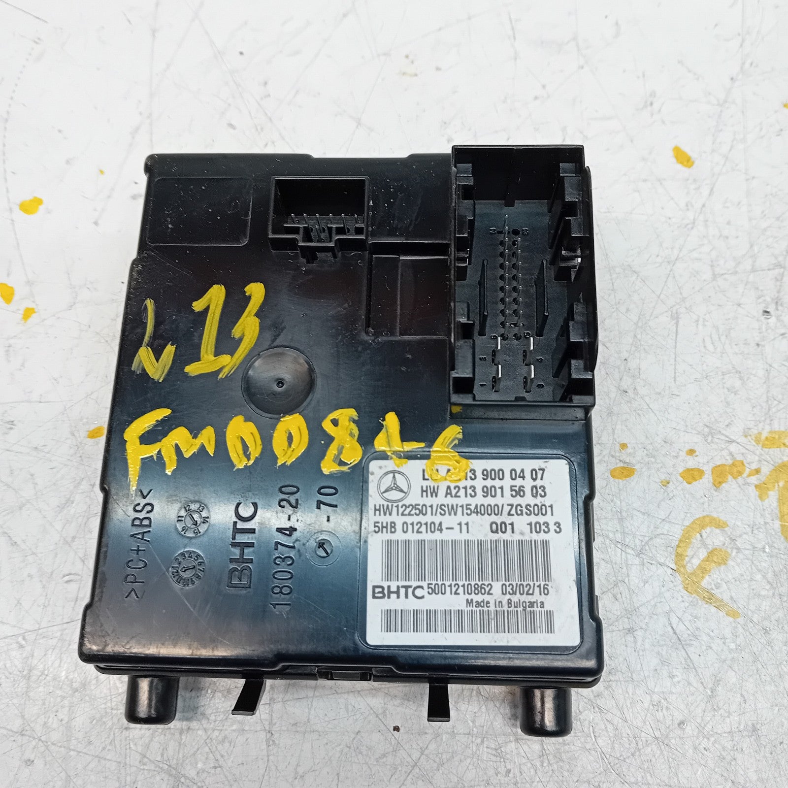 MERCEDES E CLASS 2016 W213 AIR CONDITIONING CONTROL MODULE A2139000407 FM00846