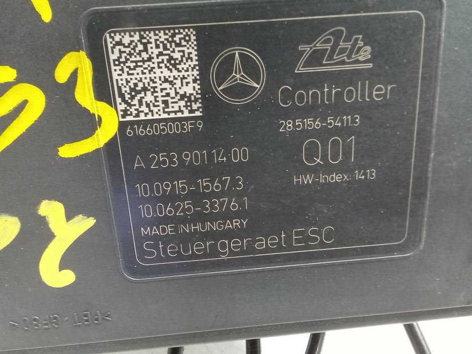 MERCEDES GLC X253 ABS PUMP MODULE CONTROL UNIT A2539001400 FM00771