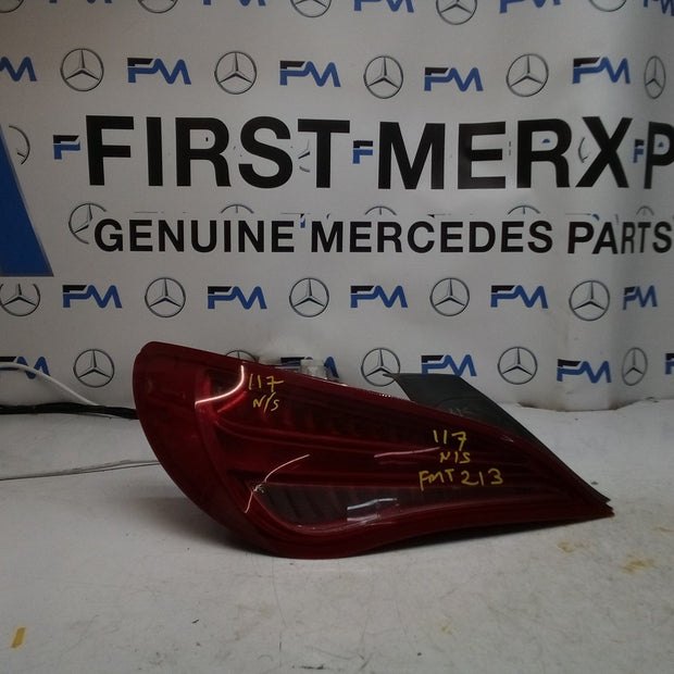 MERCEDES CLA W117 PASSENGER SIDE LEFT NS REAR TAIL LIGHT A1179060501 2015 FMT213
