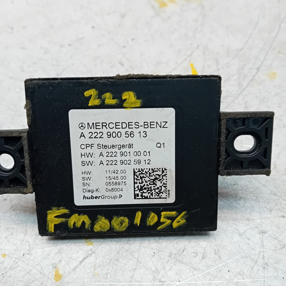 MERCEDES C S CLASS CAMERA REAR CONTROL MODULE ECU A2229005613 FM001056