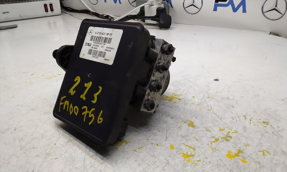 MERCEDES E-CLASS W213 ABS PUMP MODULE CONTROL UNIT A2134313601 FM00756